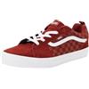 Vans Filmore, Sneaker a Collo Alto Bambini e Ragazzi, Tonal Check Brick Red, 36.5 EU