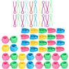 Yuecoom 60Pcs Set di Compagni di Filo della Bobina, Clip di Supporto in Silicone Morsetti,Morsetti per Rocchetto di Filo per Bobine Accessori di Macchina Cucire per Bobine di Cucito e Ricamo