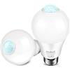 Boxlood Lampada a LED con Sensore di Movimento E27 12W, 1000 LM Luce Bianca Calda 3000K Auto On/Off Lampadine con Sensore Crepuscolare, PIR Sensore Illuminazione di Sicurezza per Veranda Scale