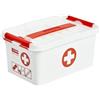 SUNWARE perfectly organised Sunware Q-Line Valigetta Pronto Soccorso Vuota 6L - 30x20x14,5cm - Cassetta Medica - Kit Primo Soccorso Casa Auto - Senza Contenuto