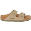 Birkenstock Ciabatta Birkenstock Arizona Pelle Scamosciata Beige Kaki