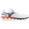 Mizuno Scarpa da Tennis Uomo Mizuno Wave Enforce Tour 2 CC Bianco Blu Arancione
