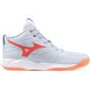 Mizuno Scarpa da Volley Donna Mizuno Wave Momentum Pro Mid Azzurro Arancione