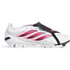 Adidas Scarpa da Calcio Uomo Adidas Predator League Fold-Over Tongue Terreni Compatti Bianco Rosa Nero