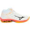 Mizuno Scarpa da Volley Uomo Mizuno Wave Voltage 2 Mid Bianco Corallo