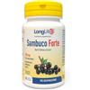 LongLife® Sambuco Forte | Sambuco nero con vitamina C a rilascio graduale, echinacea e zinco | Difese immunitarie | Naso e gola | con ElderCraft® | 60 capsule | Vegano e senza glutine