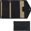 Haohai Porta Passaporto Portafoglio da Viaggio con Protezione RFID, Portafoglio da Viaggio Porta Documenti Familiare per Carta di Credito, Biglietti