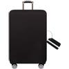 MosaiRudo Spessore Elastico Coperture per Valigie Applicare alla 18 ''-32 ''Valigie, Viaggio Luggage Trolley Case Suitcase Luggage Cover Protector (Black, M)