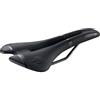 Selle San Marco ASPIDE Racing - Sella per Bici da Corsa, Leggera, Foro Anatomico, con Forma Curva e Seduta Stretta, Rail in Xsilite - Taglia L2, Nero