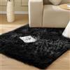 ORINOVA Tappeto Peloso Nero 120x180 cm Tappeti Camera da Letto Rug Morbido Scendiletto Lavabile in Lavatrice Moderno Salotto