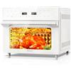 LLIVEKIT 30L Friggitrice ad Aria Forno XXL con Girarrosto Rotante
