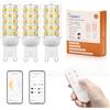 I-SHUNFA Lampadine G9 LED con Telecomando e Controllo APP,con Telecomando