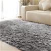 ORINOVA Tappeto Peloso Grau 180x270 cm Rug Tappeti Morbido Scendiletto Camera da Letto Lavabile in Lavatrice Moderno Salotto