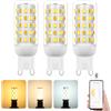 I-SHUNFA Lampadine Intelligenti G9 LED con Controllo APP,3 Pack