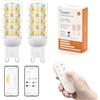 I-SHUNFA Lampadine G9 LED con Telecomando e Controllo APP,con Telecomando