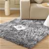 ORINOVA Tappeto Peloso Grau 90x150 cm Tappeti Scendiletto Camera da Letto Rug Morbido Lavabile in Lavatrice Moderno Salotto