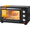 WOLTU Forno per Pizza da 32L, Fornetto Elettrico Piccolo con Girarrosto