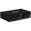 TOTAUDIO Topping Professional E2x2, Interfaccia audio USB e modulo preamplificatore microfono ultralineare, Colore Nero