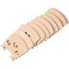 Cuasting 10PCS tipo acero violino ponte per 1/8 & 1/4 & 1/2 & 3/4 & 4/4 Violino Parti Parti Stringed Strumenti