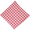 Giraffenland Cuscinetto termico con semi di grano - 12x12cm - rosso e bianco a quadri - Piccolo cuscino utilizabile caldo & freddo