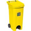 STEFANPLAST - Pattumiera a Pedale Linea Urban Eco System Giallo 80 Litri