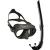 CRESSI SET ADULTO CALIBRO+CORSICA NERO Kit Maschera + Boccaglio