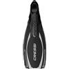CRESSI PINNE REACTION PRO NERO/ARGENTO 46/47 Apnea