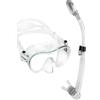 CRESSI COMBO F1 + DRY TRASPARENTE Maschera Boccaglio