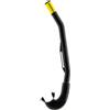 CRESSI ISLAND SNORKEL - BLACK/BLACK/NEON YELLOW