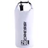 CRESSI SACCA DRY BIANCA 20LT Borsa Impermeabile