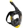 CRESSI MASCHERA BALI FULL FACE NERO/GIALLO S/M per Snorkeling
