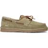PANCHIC Scarpa barca uomo oliva in suede