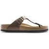 BIRKENSTOCK GIZEH Ciabatta donna marrone in pelle
