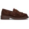 GRAFIA Mocassino donna marrone in suede