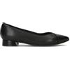 CLARKS ESSENTIALS NATALYN WISH Ballerina donna nera in pelle