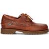 SEBAGO Scarpa barca uomo marrone in pelle