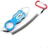 rockible Pinza Pesa Pesci Portatile Pinza Terminale Leggera Formato Tascabile Meccanismo Scorrevole Presa Stabile Acciaio Inox 304 con Laccio a Spirale E Clip, style to 3