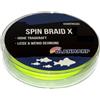 Olanmarp Spin Braid X - Lenza da pesca intrecciata a 4 strati | Lenza da pesca intrecciata, sottile e flessibile, per tutti i tipi di pesca, Chatreuse, 0,12 mm, 9 kg