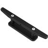 SOESFOUFU Cleat da Ponte per Kayak in Nylon Nero, Set 1 Pezzo | Viti Incluse, per Barca e Coperta, Formato Compatto per Fissaggio Corda