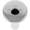 Abaodam Yacht Draining Outlet, Bilge Outlet 3/4, Bianco, Acciaio Inossidabile e ABS, Installazione Facile, per Yacht, Speedboat e Camper