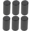 SHERCHPRY 6 Pezzi Cappucci Freno Bici in Plastica Nero Resistenti Usura Antiscivolo per Cavi Freno Bicicletta Accessori Ciclistici per Freni Sicurezza