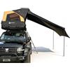 TentHome Tenda da Tetto Auto Gonfiabile 2-3 Posti Campeggio | con Copertura Antipolvo e Apertura per Climatizzatore, Oxford con Rivestimento Nero UPF50+, Impermeabile Resistente al Vento