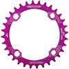 Generic Corona 104BCD 32T, Corona Stretta e Larga MTB Mountain Bike Bicicletta 104BCD 32T 34T 36T 38T Guarnitura Piastra dentata Parti(Oval,32T_Purple_104MM)