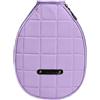 SheerFaring Custodia Racchetta Sportiva Borsa Racchette Zaino Porta Racchetta Sacca Paddle con Estetica Moderna E Interno Imbottito in Tessuto Memory Capiente per, Viola