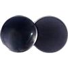 SunsoilGiant Disco Pilates Scorrevole Dischi Scorrevoli Fitness Dischi Scivolosi Allenamento Core Dischi per Esercizi con Doppia Superfici Liscio in Schiuma per, Black