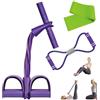 RQcMid Set di 3 fasce di resistenza per pedali, attrezzatura multifunzione per fitness a casa, efficace attrezzatura per esercizi per addominali, ideale per allenamento core e allenamento della schiena