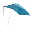 GFMGUEMV Tenda per auto blu, impermeabile, tenda da campeggio per auto, in poliestere con rivestimento in PU, impermeabile e antivento, facile da montare con pali e cinghie resistenti, picchetti in metallo