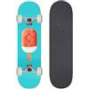 Rollercoaster Feathers + Icecream + Palms + Surfer The One Edition Skateboard, Icecream