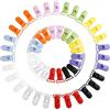 LIHAO T-Figura plastica Ciuccio Clips Clips Bretella Supporti per Baby Placifier e Giocattoli - Confezione da 50pcs, 10 Colori