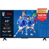 TCL 43PF650 TV LED, SMART TV, 43 ", Processore IPQ 2.0 Engine , black, Classe F